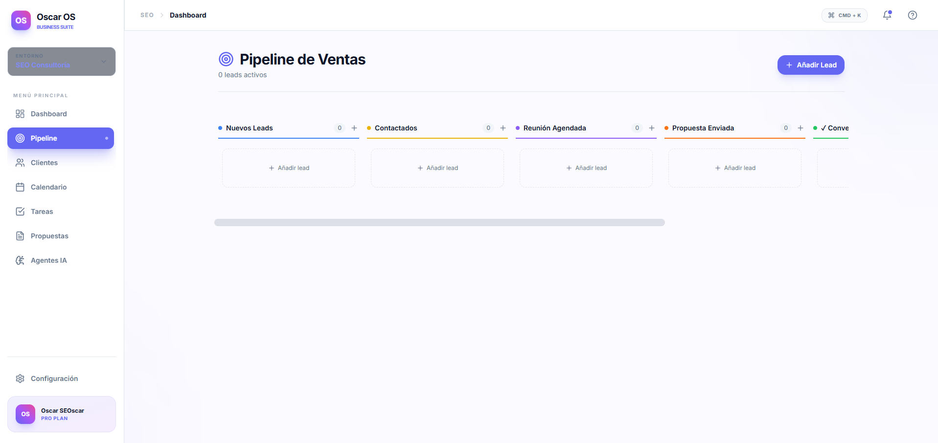 Pipeline de Ventas Kanban — AutoProcessX